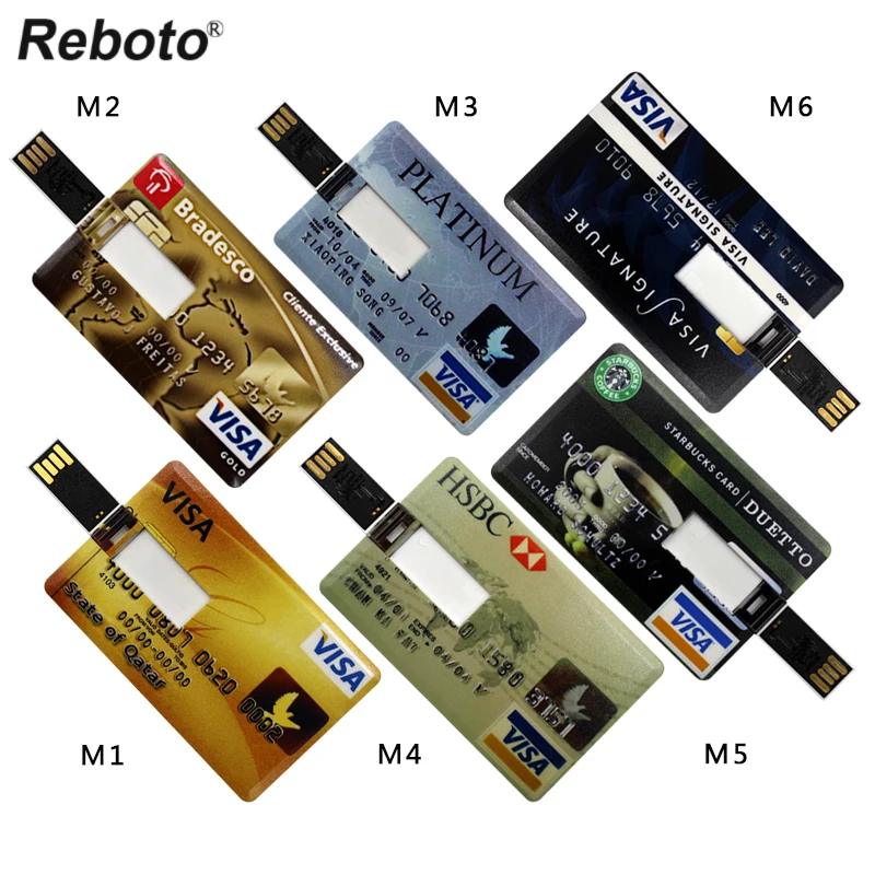 New Credit Card Master Card HSBC American Express USB Flash Drive 64GB