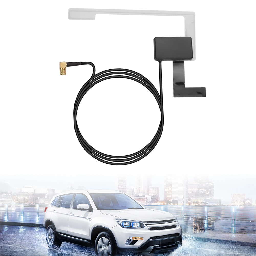 

Universal Car DAB / SMB Car Digital Active Antenna for Radio TV Receiver Box Digital Auto Radio Antenna Cable