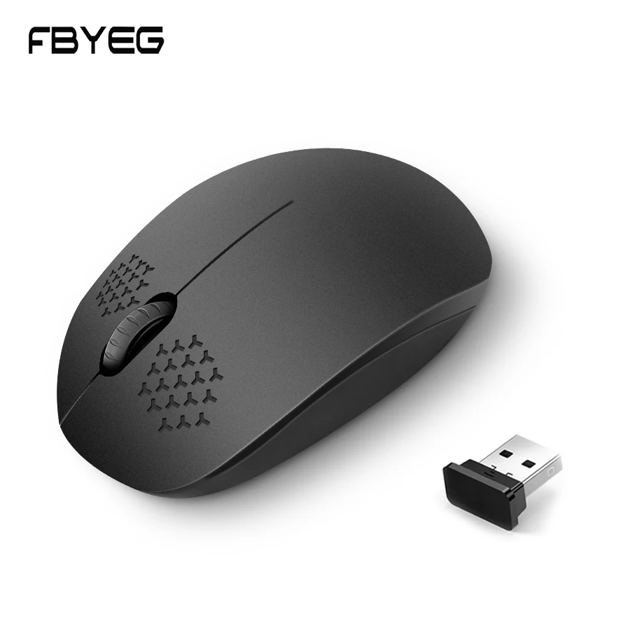 

Fbyeg Wireless Mouse for Laptop with USB Receiver Computer Mouse Portable Mini Mice 2.4G for Desktop Notebook