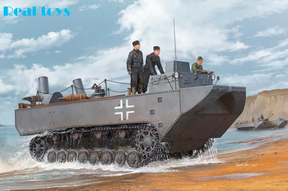 Модель от Hobby Boss 82461 1/35 немецкий Land-Wasser-Schlepper II-прототип пластиковый модельный комплект