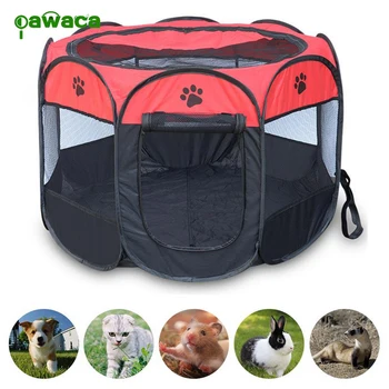 

Pet Portable Tent Playpen Puppy Kennel Foldable Cat Dog House Cage Outdoor Removable Mesh Shade Cover Pet Supplies