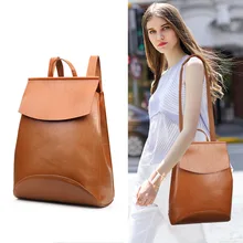 Vintage bolsos Korean Style women Leather Backpack Female Bagpack backpack waterproof schoolbags for women bolsos mochila mujer