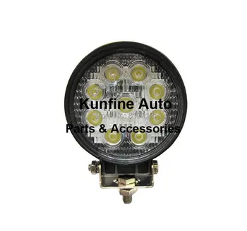 

10~30V 27W Auto high power LED work Light Round shape+18months warranty,