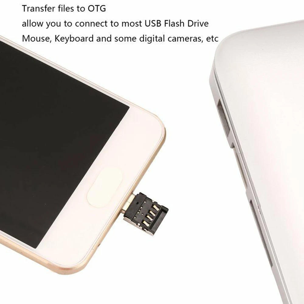 Кабель OTG type-C Micro USB общий usb type адаптер Телефон Android Мобильный данных микро конвертер OTG кабель C головкой Серебряный