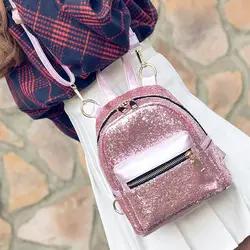 2018 рюкзак Для женщин Мода школьный стиль пайетки путешествия школьный ранец сумка женский рюкзак Bolsas Mochila # ZS