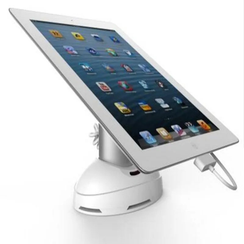 

cellphone tablet alarm security stand with adjustable clamp