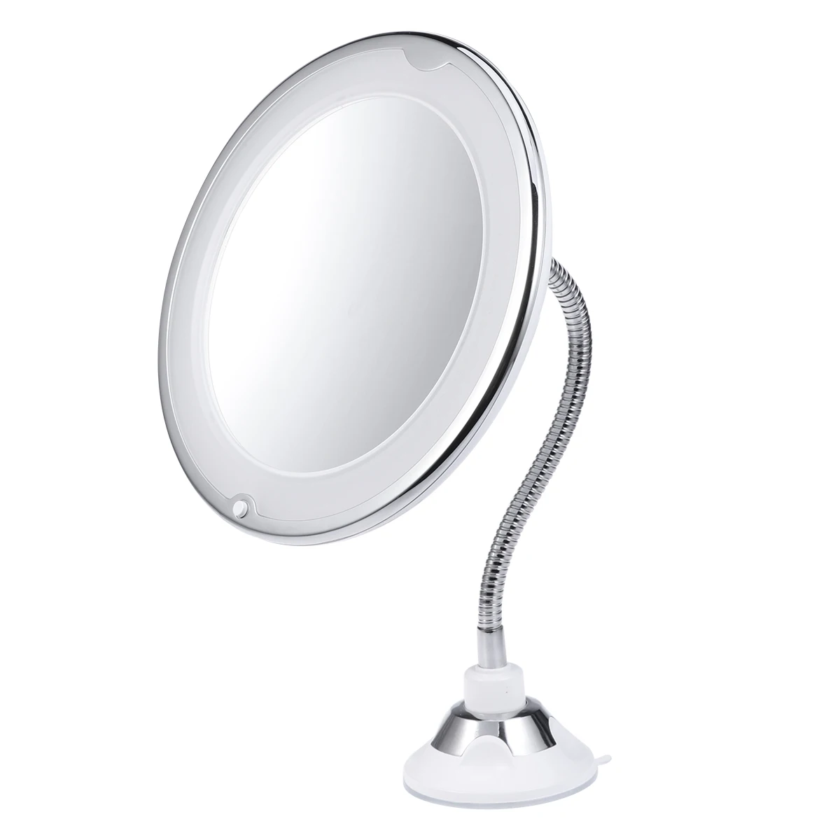 

LED Make up Mirror Adjustable Tube Round Suction Cup 10X Magnifying Make up Mirror Cosmetic Mirror for Bathroom