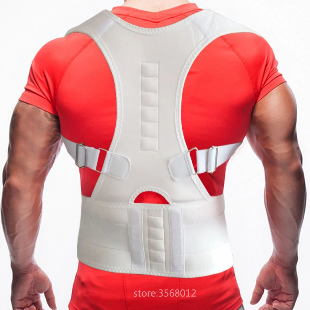 Back Shoulder Bandage Support Brace Straightener Posture Corrector Vest