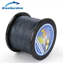 BlueSardine серый 500 м плетеная рыболовная леска PE плетеный рыболовный шнур Peche Pesca Рыболовная Снасть 12LB-90LB