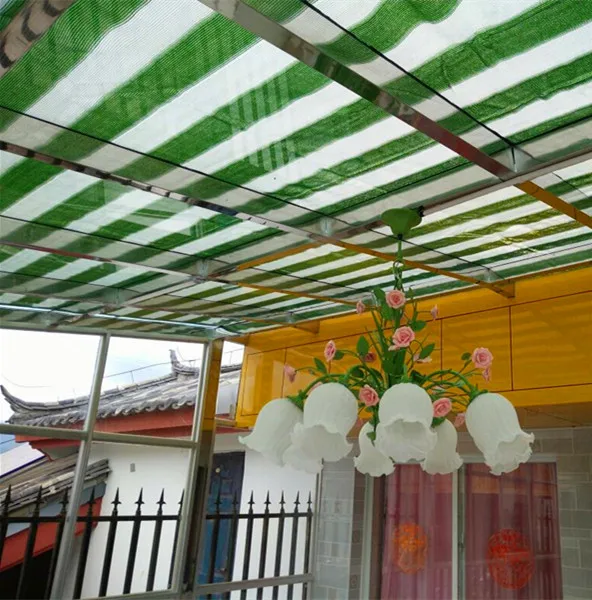 Outdoor Sun Shelter 6-pin Thickened Covered Edge With Hang Hole Balcony Household Heat Insulation Car Cover Sun Protection Net 