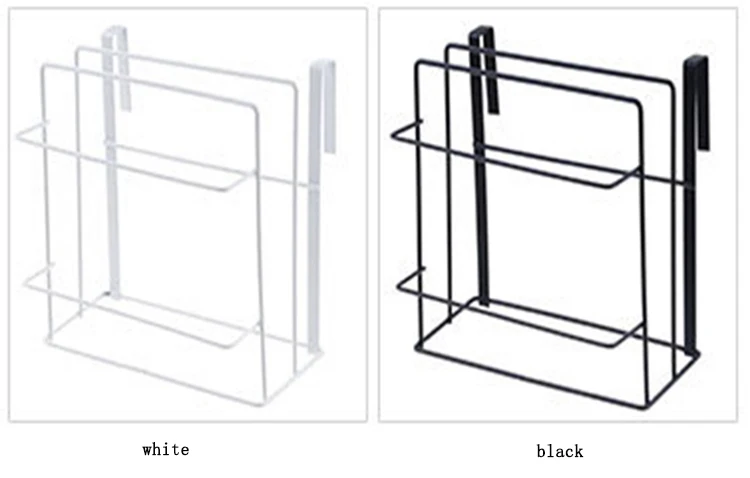 Выбор Забавный металлический над дверью подвесной шкаф для посуды разделочная доска Органайзер черный кухонный держатель разделочной доски для двери шкафа