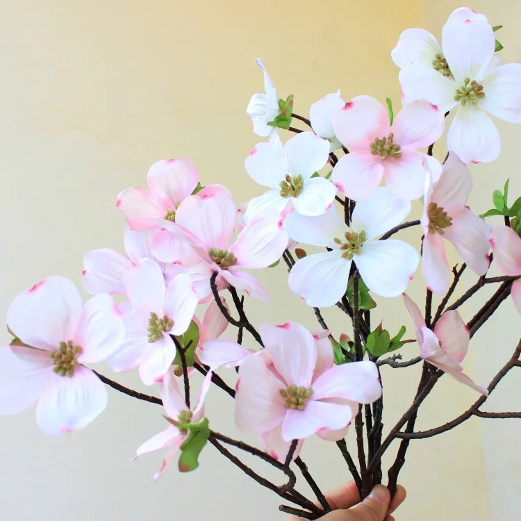 Искусственный cornus шелк Корнел кизил цветок домашний праздник Рождество