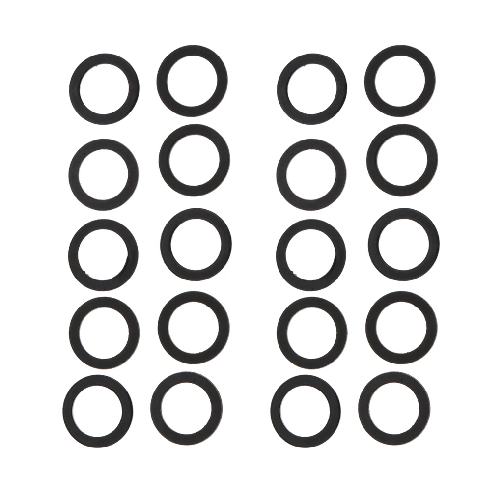 20pcs Metal Truck Washers Speed Rings Skateboard Longboard Parts Men Women Outdoor Skateboarding