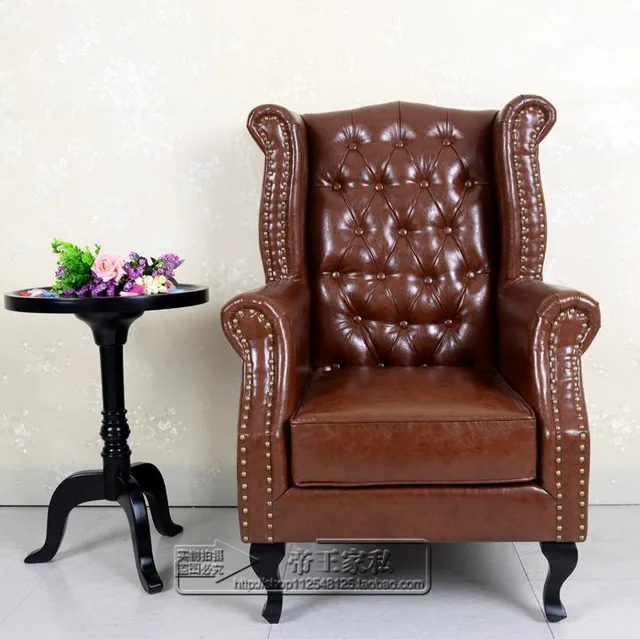 European High Back Armchair American Tiger Image Leisure Living Room European High Back Armchair American Tiger Image Leisure Living Room Chair Sofa