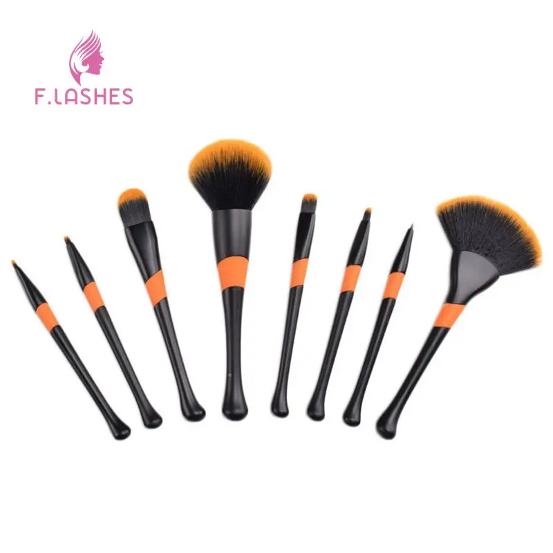 

F.Lashes 8Pcs/Set Professional Makeup Brushes Mask Brush Facial Eye Makeup Face DIY Mask Brushes Cosmetic Beauty Tools Ladies