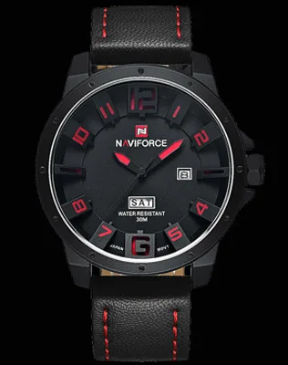 2016 naviforce календарная бренд мужской моды случайные спортивные часы мужчины водонепроницаемый кожа кварцевые часы человек военный часы relogio мужчина для 2016 naviforce календарная бренд мужской моды случайные спортивные часы мужчины водонепроницаемый кожа кварцевые часы человек военный часы relogio мужчина для