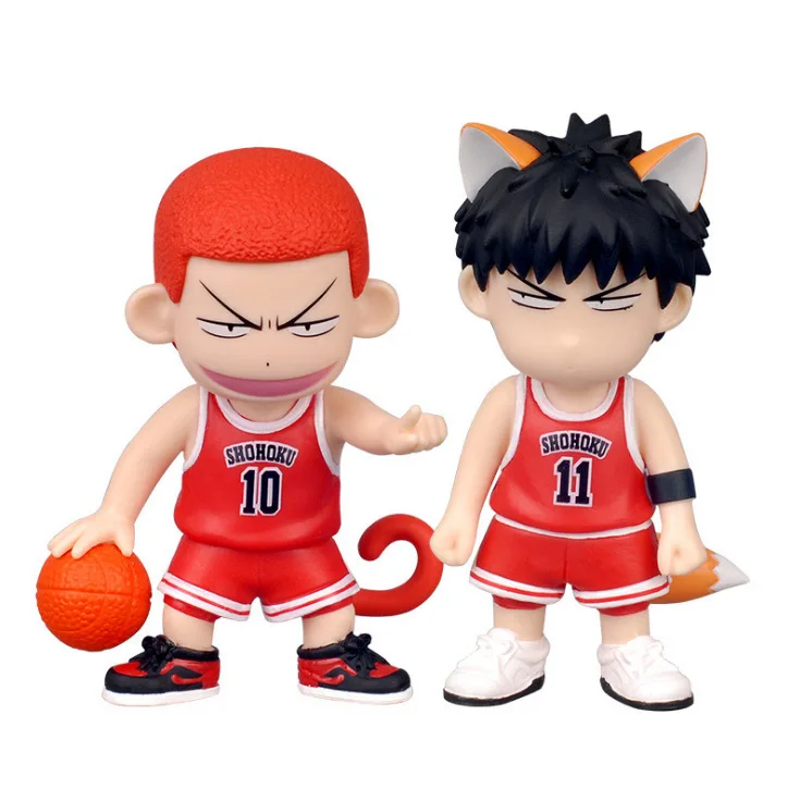 SLAM DUNK Hanamichi Sakuragi Rukawa Kaede аниме фигурка ПВХ Новая коллекция Фигурки игрушки коллекция для друга подарок