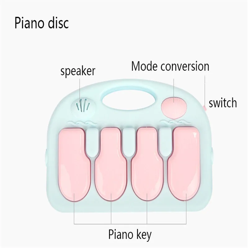 Коврики для фитнеса, пианино, для раннего образования, музыкальная игра, ползающее одеяло для новорожденных, для занятий в тренажерном зале, для детей, для развития