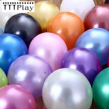 Boa qualidade 10 pçs/lote 12 Polegada pérola látex balões celebração festa de casamento decoração balões feliz aniversário festa suprimentos