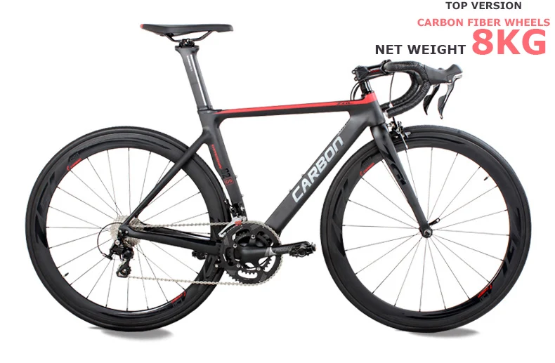 Best 700C carbon fiber road bike t800 super lightweight Road cycling competition level 22 variable speed system Carbon frame fork 2
