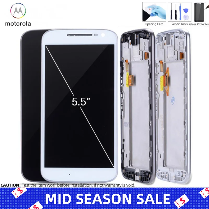 

ALLPARTS Original LCD For Motorola Moto G4 LCD Display Touch Screen For Moto G4 LCD Digitizer Assembly Replacement Black White