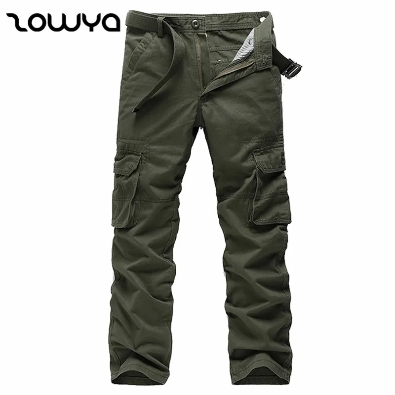Zowya Top Quality Casual Men Pants Straight Midweight