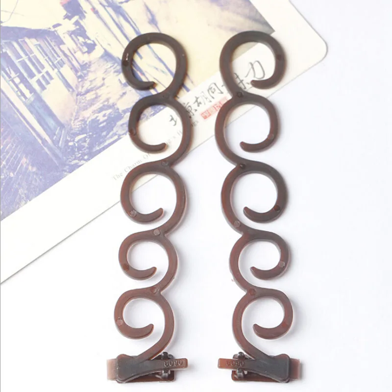 2pcs Women Hair Styling Former Magic Hair Twist Centipede Styling Braid Clip Stick Bun Maker DIY Tool hair Accessories Hot Sale 2pcs Women Hair Styling Former Magic Hair Twist Centipede Styling Braid Clip Stick Bun Maker DIY Tool hair Accessories Hot Sale
