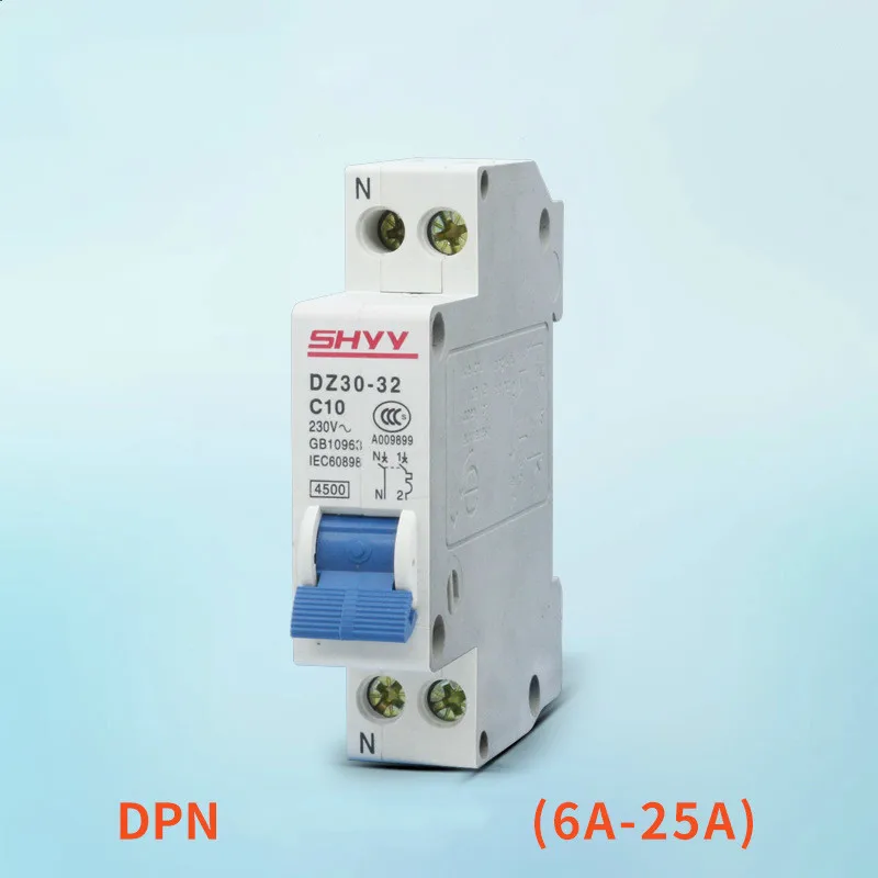 

Small-sized Circuit Breaker DZ30(DPN)-32 1P+N 6A 10A 16A 20A 25A 32A Factory Mini
