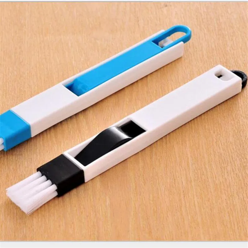 

2 color kitchen multipurpose window cleaning brush with dustpan brush slot groove computer keyboard dust brush brush corner