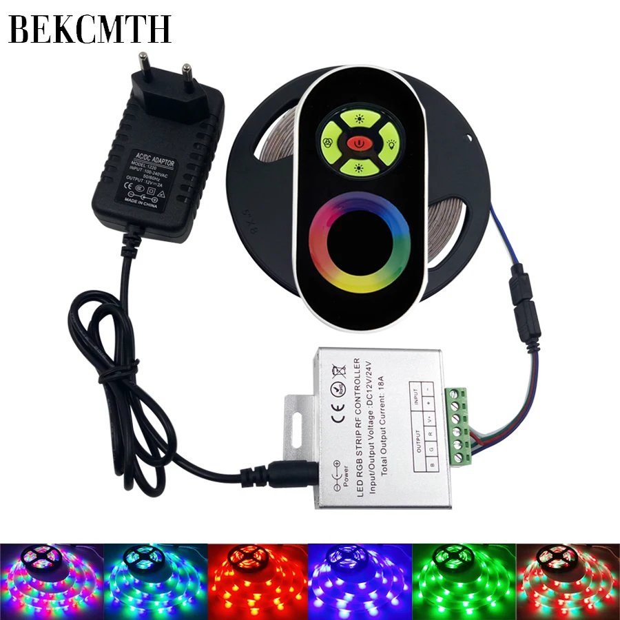 buy BEKCMTH RGB LED Strip Light 2835 DC12V SMD 5m 10m 15m 20m Waterproof Led Strip Tape Lamp Diode Flexible Lighting Ribbon