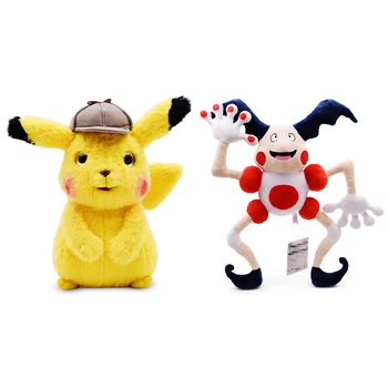

Movie Detective Pikachu Plush Toys Doll Pikachu Mr. Mime Stuffed Plush Soft Toys Kawaii Doll Children's Birthday Gift Cute Anime