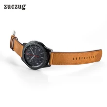 Zuczug в ретро-стиле из натуральной кожи ремешок для часов для samsung Шестерни S3 Frontier/классический сменный ремешок для наручных часов классический браслет ремень