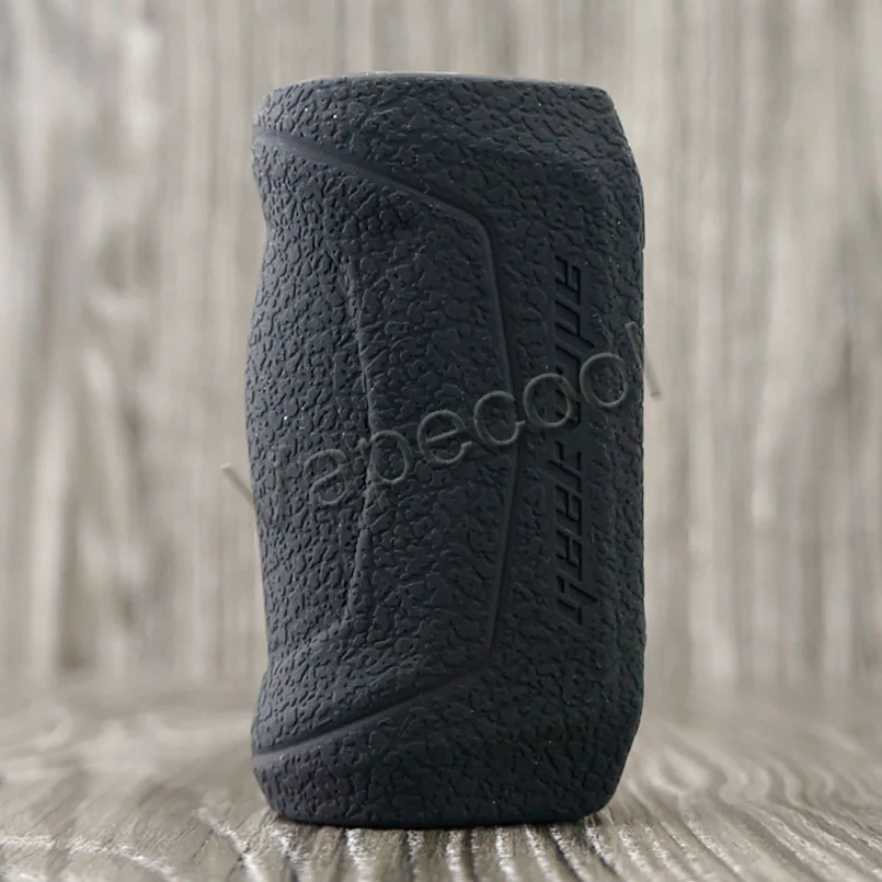 5 шт. чехол с текстурой для Geekvape Aegis Mini 80 Вт TC Box Mod, противоскользящий силиконовый чехол для кожи, подходит для Vape Geekvape Aegis Mini - Цвет: black