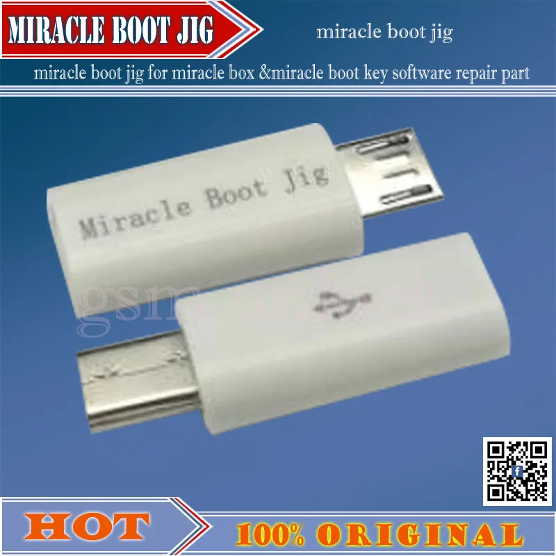 

gsmjustoncct 100% Original 2018 New miracle boot jig for miracle box key
