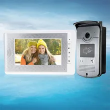 De alta Calidad de 7 pulgadas de Color de Vídeo Teléfono de Puerta de Intercomunicación Sistema de Monitor de Interior Con La Visión Nocturna del IR de La Cámara + RFID Llaves ENVÍO GRATIS