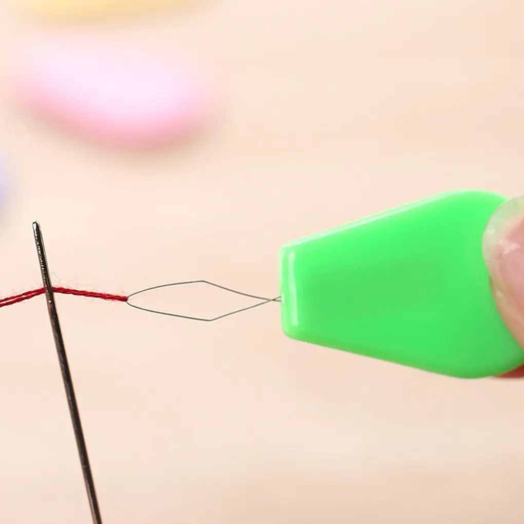 

10 pcs Elderly Use Needle Threader Sewing Handwork Wire Punch Tools Crafts Thread Guide Knitting Accessories Guide Tool Older