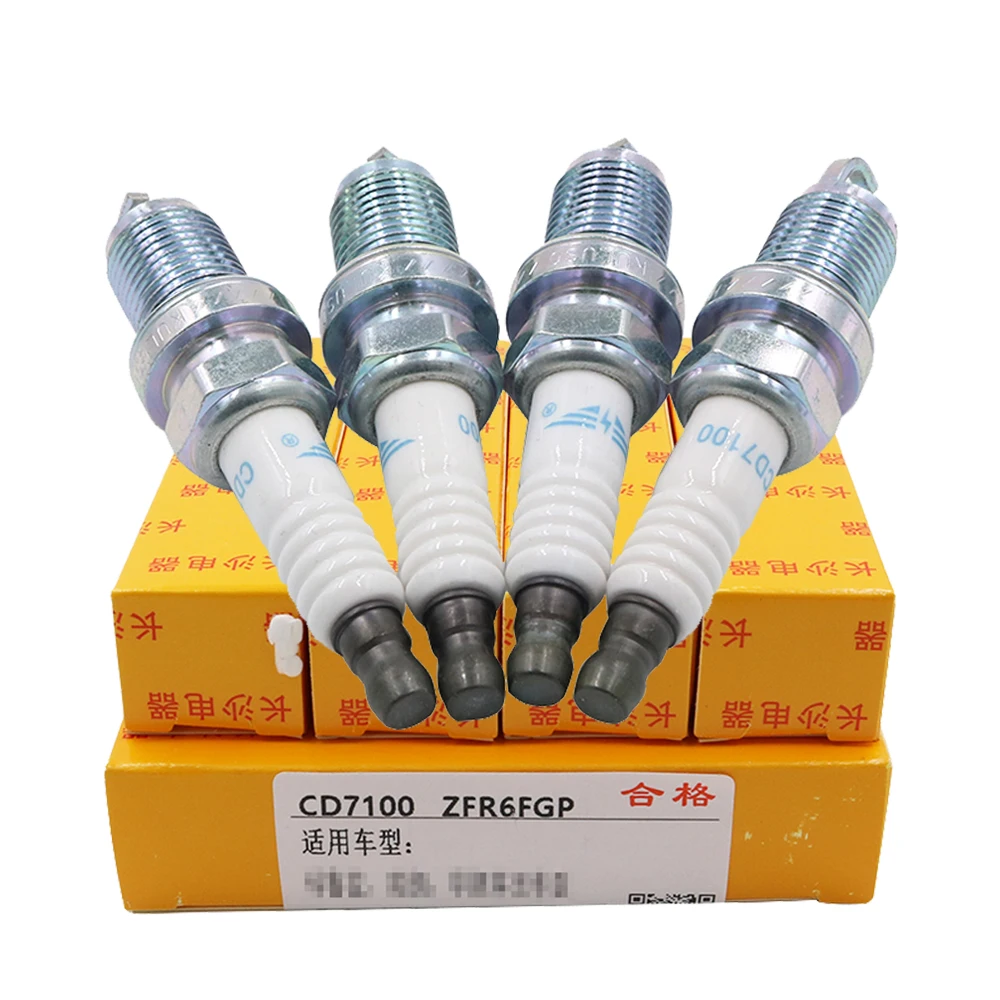 

4pcs Car Spark Plug Types ZFR6FGP Iridium Power Plugs fits for Buick Excelle 1.6L/1.8L,Chevrolet Cruze/Avio 1.6L, Pentium
