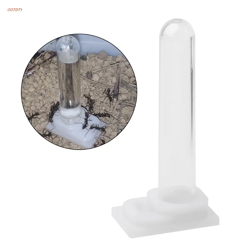 

OOTDTY Round Ant Water Feeding Area For Ant Nest Ant Farm Water Bottle Insect Drinking House Ant