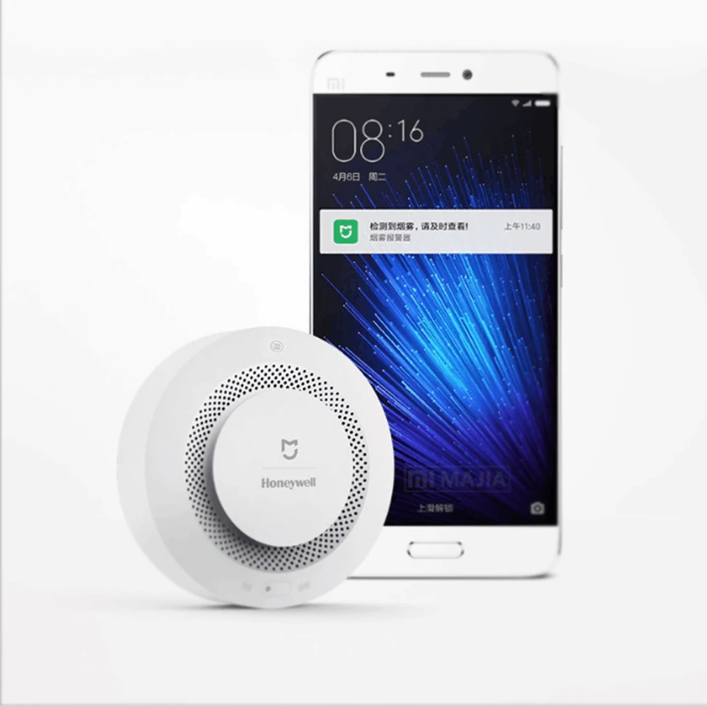 Xiaomi Mijia детектор дыма пожарная сигнализация Звуковой пульт дистанционного