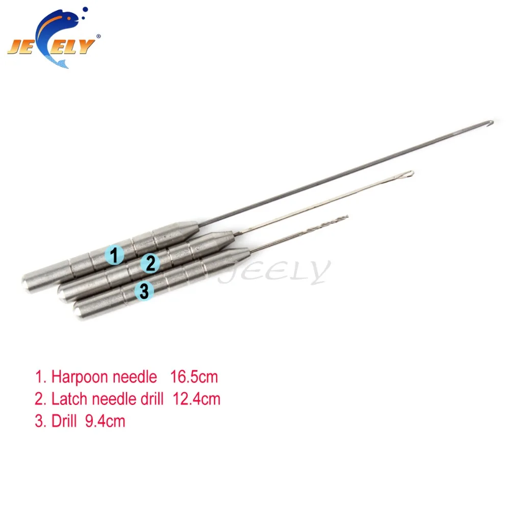 

Jeely Carp fishing Bait Needle tool Drill Bit & Fishing Bait Hook Needle Kit line loop making