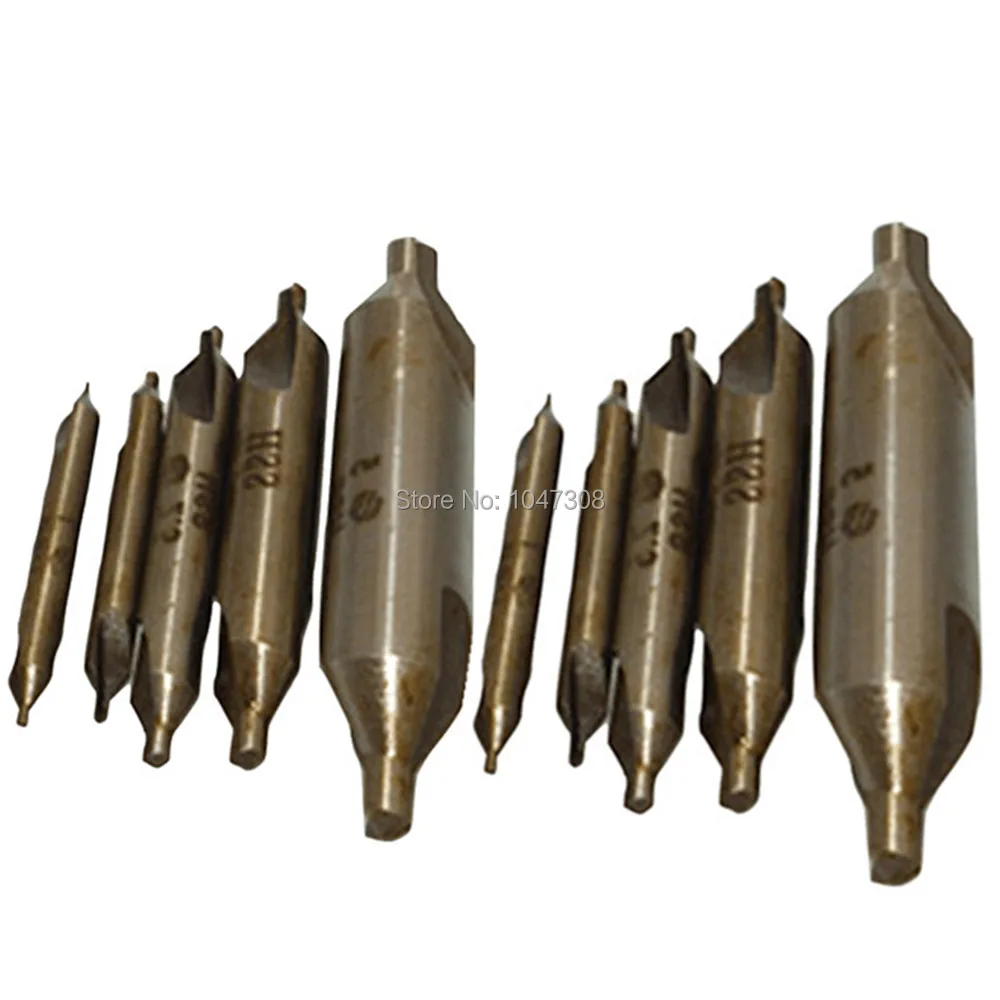 5pcs Centre Drills Metal Lathe Working Tools Centre Drill Lathe Pilot