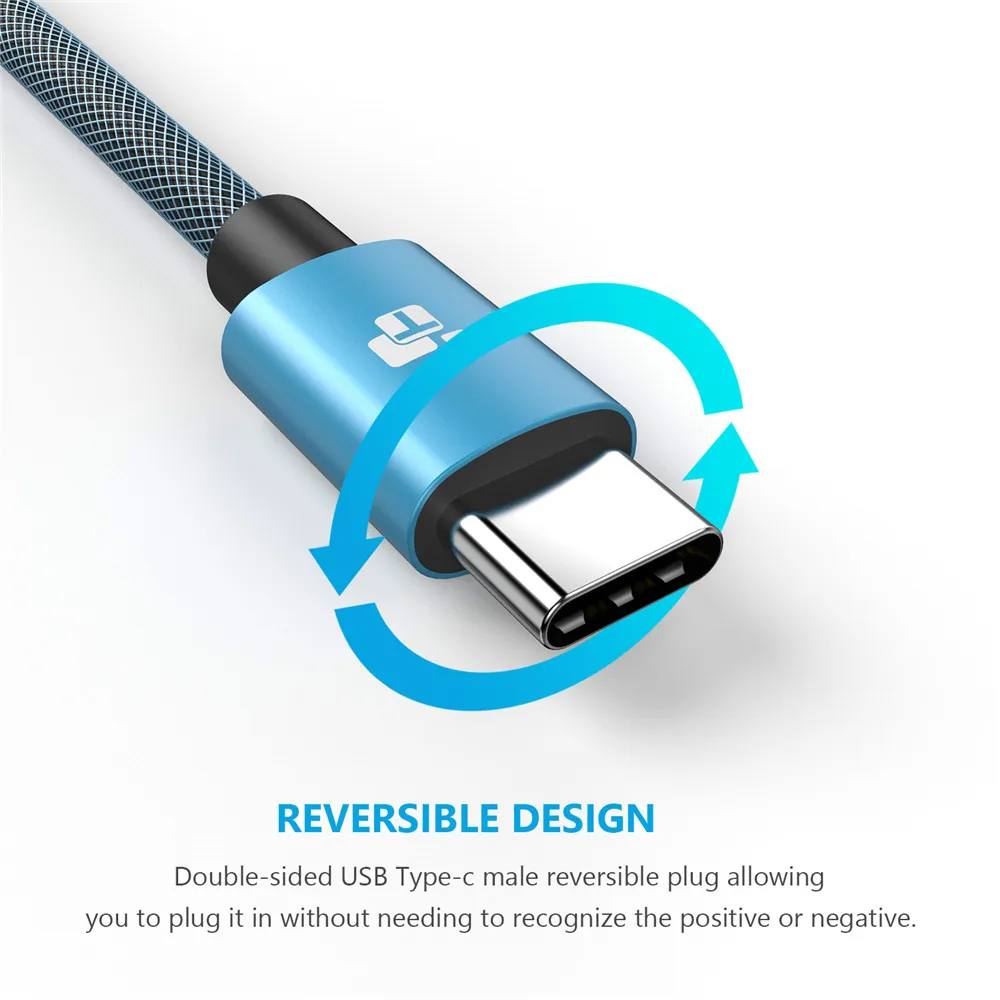USB نوع C كابل ، TIEGEM USB C نوع-C 2A سريع كابل الشاحن ل LG G5 Mate9 Mi5 OnePlus 2 نيكزس 5X6 وعاء الهاتف المحمول كابل 1 متر 2 متر 3 متر