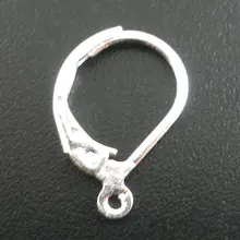 Посеребренные рычаг сзади серьги провода 16x10 мм