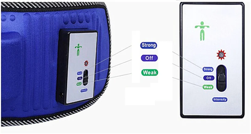 Вибрация фитнес-массажер Талия Электрический пояс для похудения поддержка EMS стимуляция сжигания жира тело магнитный обруч Мышцы Тренажерный зал