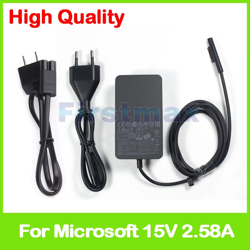 

15V 2.58A 44W 1800 AC adapter for Microsoft Surface Pro 5 2017 Model 1796 1807 Surface Laptop 1769 1782 tablet pc charger