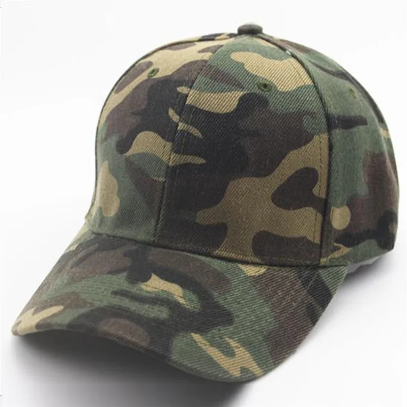 

Unisex Camouflage Baseball Cap Snapback Hat Hip-Hop Adjustable