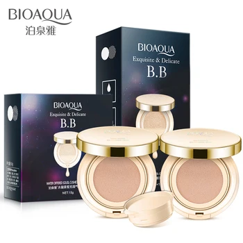 

BIOAQUA Innocent air cushion BB cream hydrating moisturizing concealer isolated natural nude makeup BB cream cosmetics TSLM1