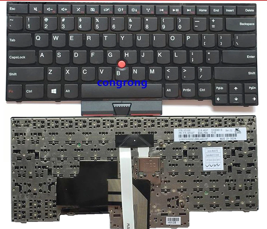 Клавиатура US для IBM Thinkpad Lenovo Edge E330 E335 E430 E430C E435 черная клавиатура