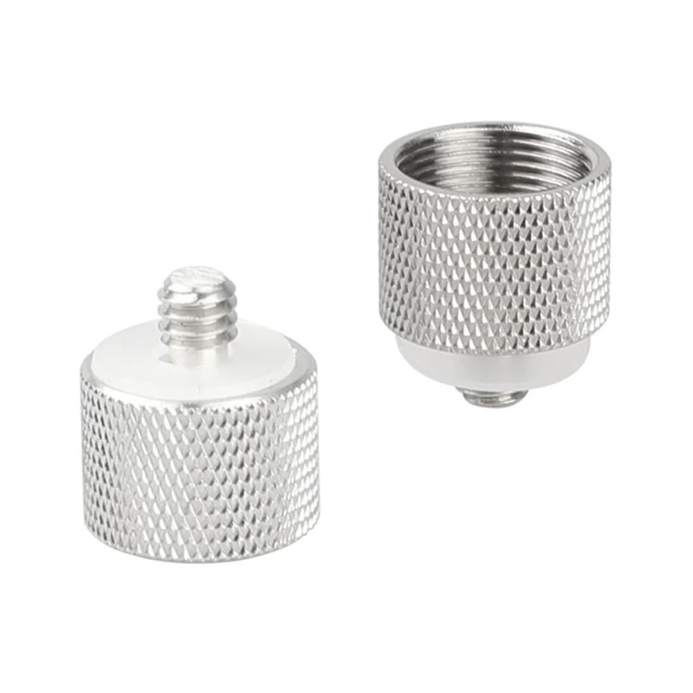 

CAMVATE Thread Adapter Microphone Stand 5/8"-27 Female to 1/4"-20 Male for Camera Monitor C1361