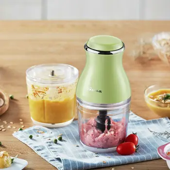 

Bear Mini Meat Grinder 2pcs Glass Cups 200W Mixers Baby Feeding Food Maker Food Chopper Vitek Brand Mi